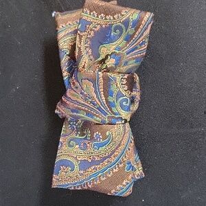 Crewcuts Red and Blue Bow Accessories with Luxurious Paisley Pattern